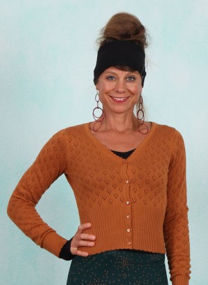 Cardigan, 07050-948, brown-orange